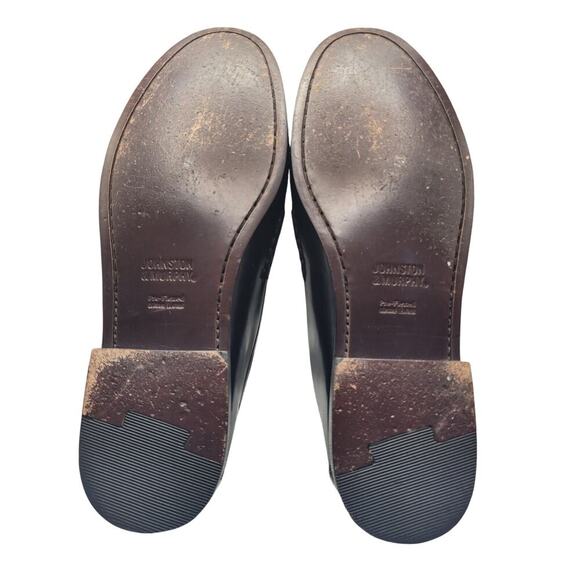 Johnson & Murphy Mens Loafers Black Tassels Leather Sheep Skin Sz 13M - Picture 8 of 8